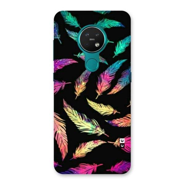 Bright Feathers Back Case for Nokia 7.2