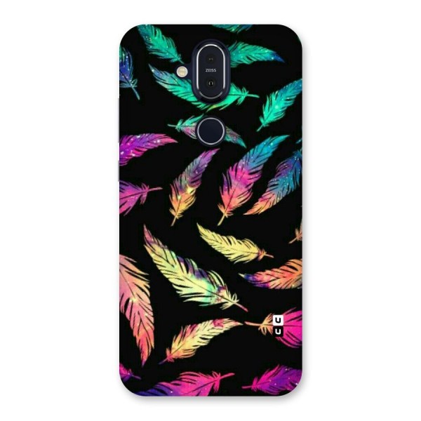 Bright Feathers Back Case for Nokia 8.1