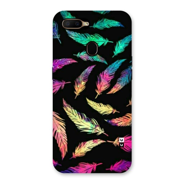 Bright Feathers Back Case for Oppo A5s