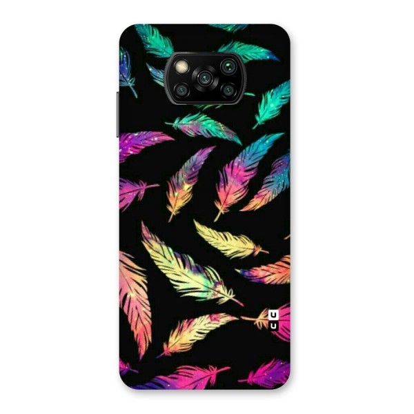 Bright Feathers Back Case for Poco X3