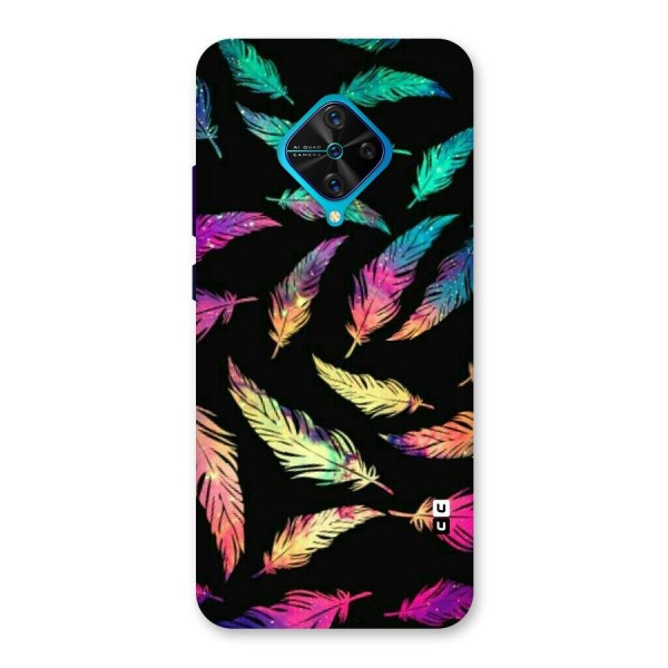 Bright Feathers Back Case for Vivo S1 Pro