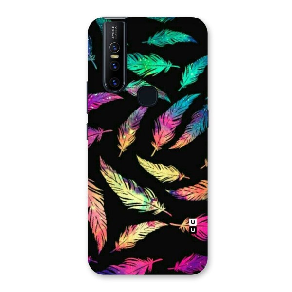 Bright Feathers Back Case for Vivo V15