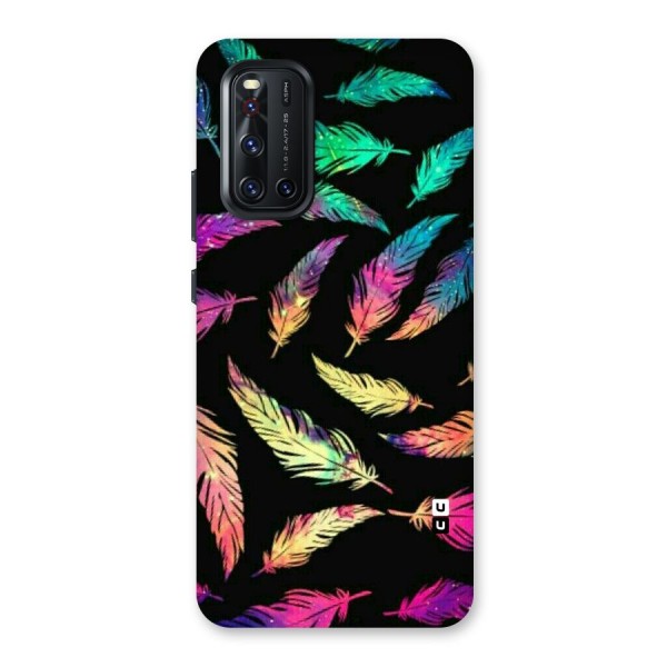 Bright Feathers Back Case for Vivo V19