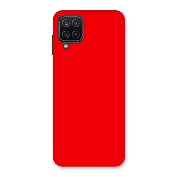 Bright Red Back Case for Galaxy A12