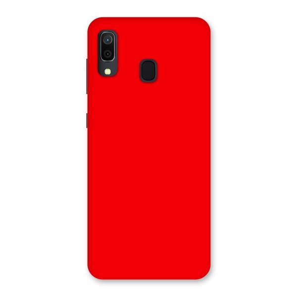 Bright Red Back Case for Galaxy A20