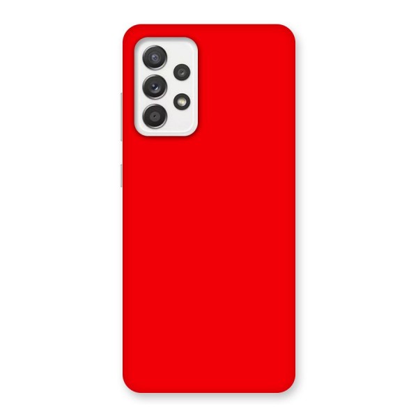 Bright Red Back Case for Galaxy A52