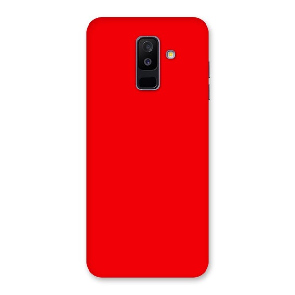 Bright Red Back Case for Galaxy A6 Plus