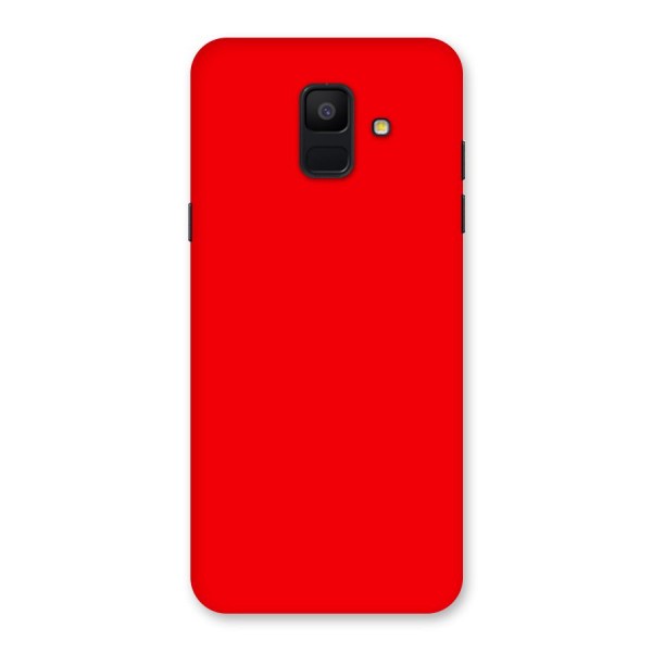 Bright Red Back Case for Galaxy A6 (2018)