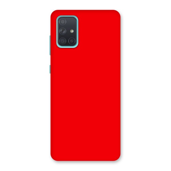 Bright Red Back Case for Galaxy A71