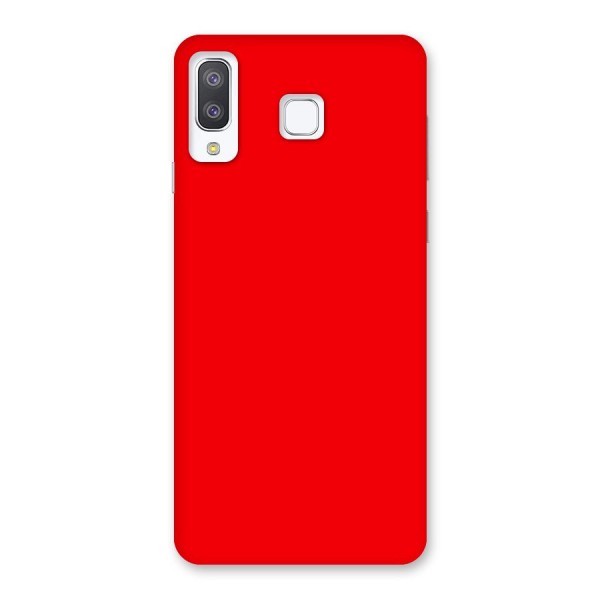 Bright Red Back Case for Galaxy A8 Star