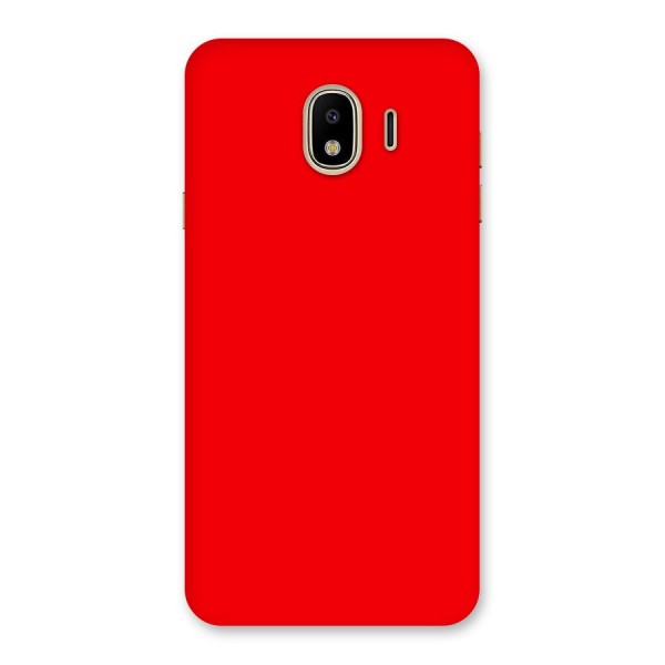 Bright Red Back Case for Galaxy J4