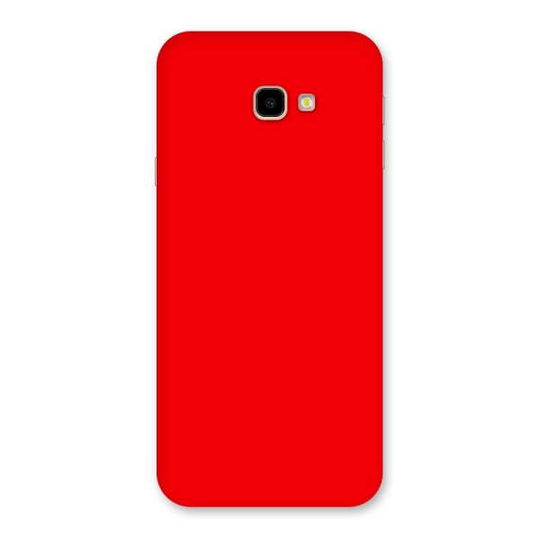 Bright Red Back Case for Galaxy J4 Plus
