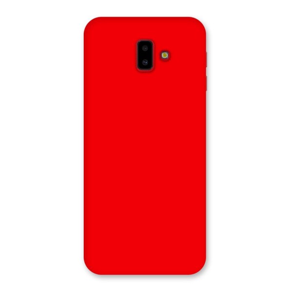 Bright Red Back Case for Galaxy J6 Plus