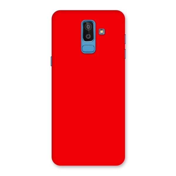 Bright Red Back Case for Galaxy J8