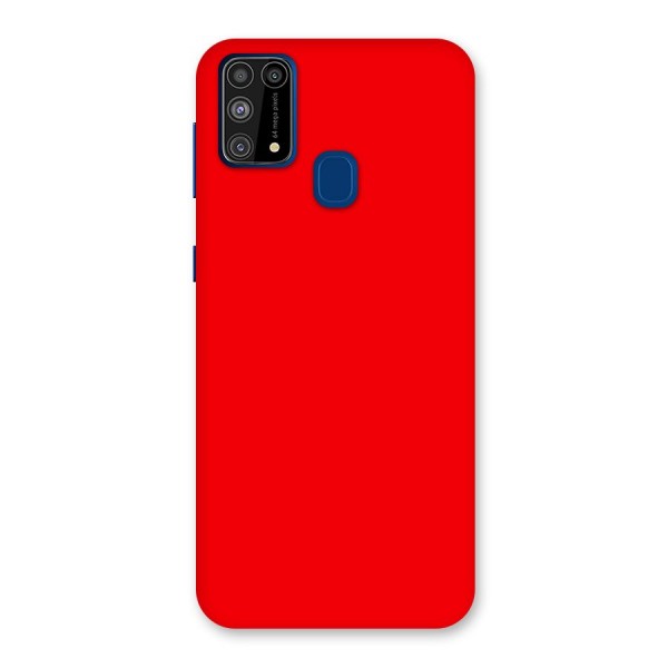 Bright Red Back Case for Galaxy M31