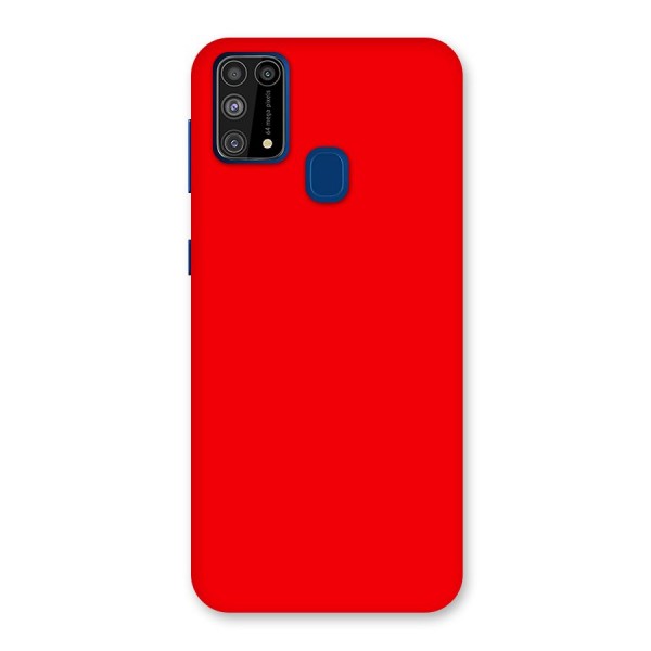 Bright Red Back Case for Galaxy M31