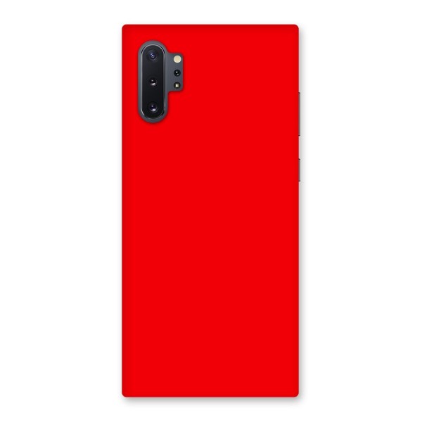 Bright Red Back Case for Galaxy Note 10 Plus