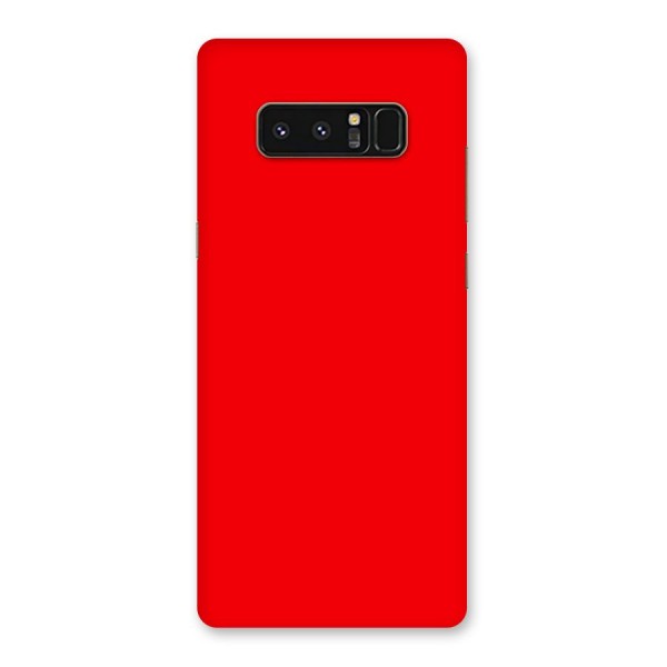 Bright Red Back Case for Galaxy Note 8