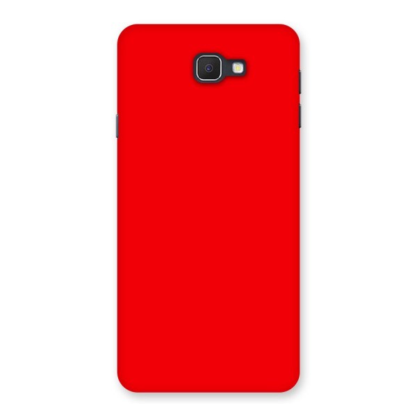Bright Red Back Case for Galaxy On7 2016
