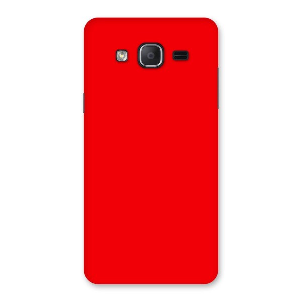 Bright Red Back Case for Galaxy On7 Pro