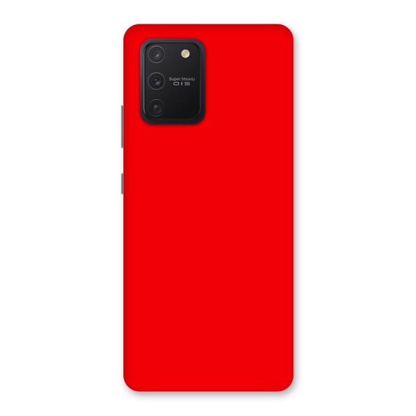 Bright Red Back Case for Galaxy S10 Lite