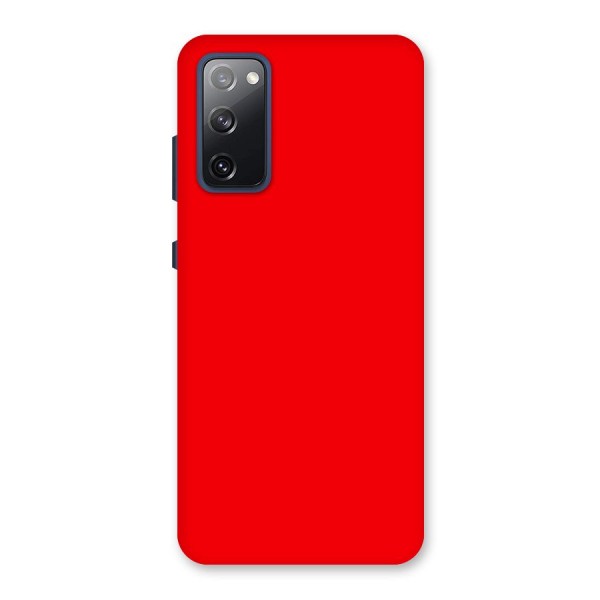 Bright Red Back Case for Galaxy S20 FE