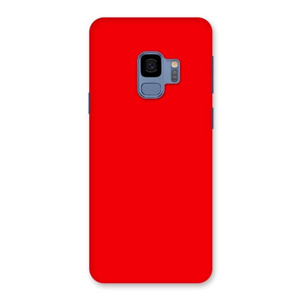 Bright Red Back Case for Galaxy S9