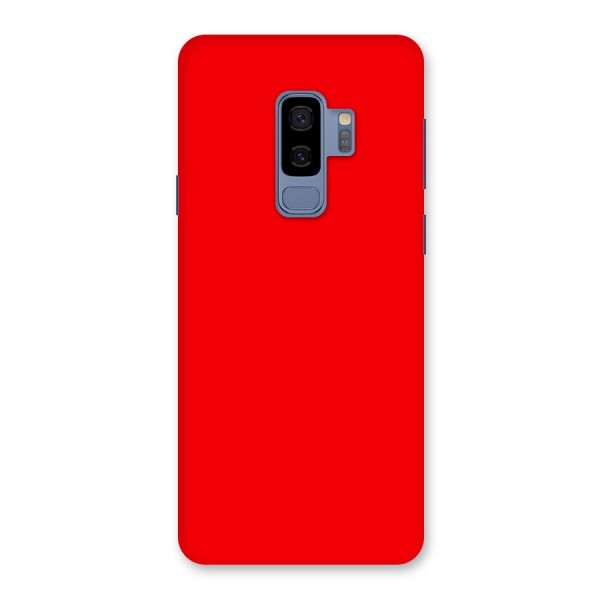 Bright Red Back Case for Galaxy S9 Plus
