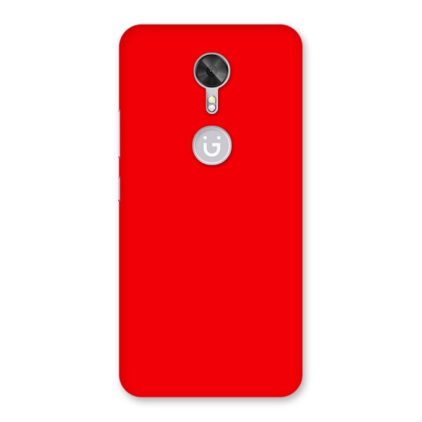 Bright Red Back Case for Gionee A1