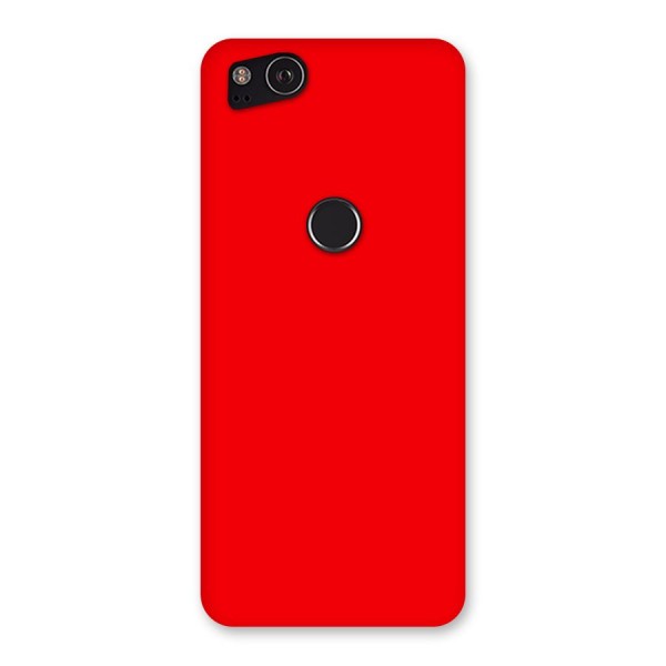 Bright Red Back Case for Google Pixel 2