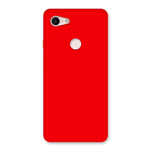 Bright Red Back Case for Google Pixel 3 XL