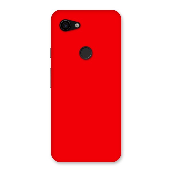 Bright Red Back Case for Google Pixel 3a