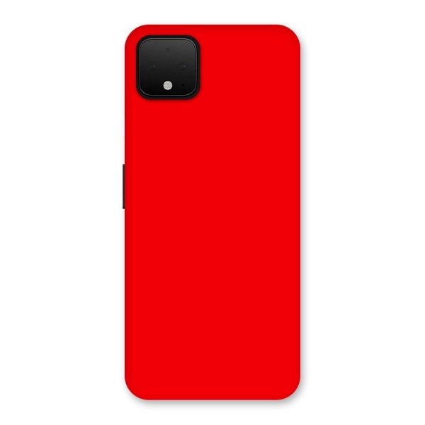 Bright Red Back Case for Google Pixel 4 XL