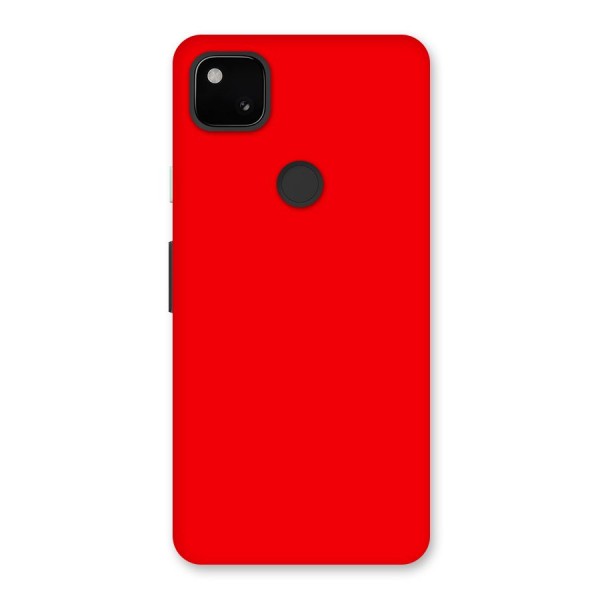 Bright Red Back Case for Google Pixel 4a
