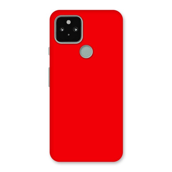 Bright Red Back Case for Google Pixel 5