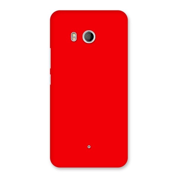 Bright Red Back Case for HTC U11