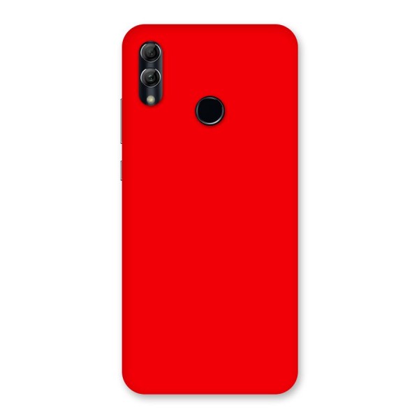 Bright Red Back Case for Honor 10 Lite