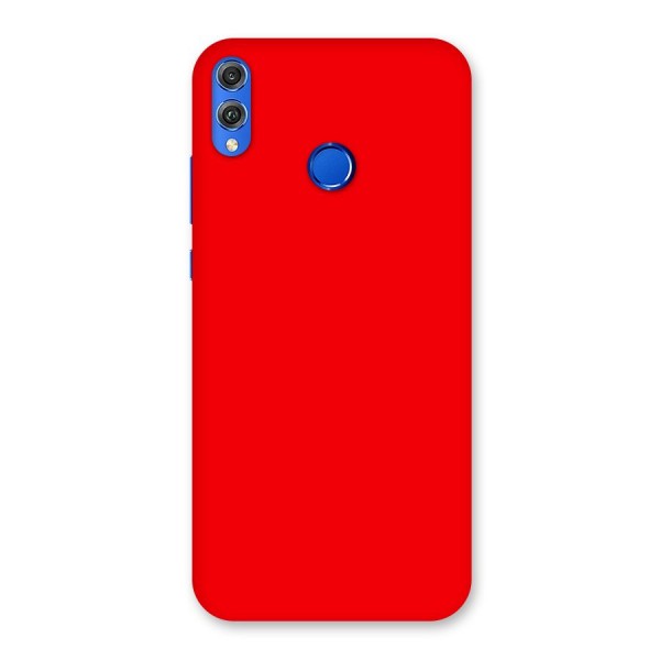 Bright Red Back Case for Honor 8X