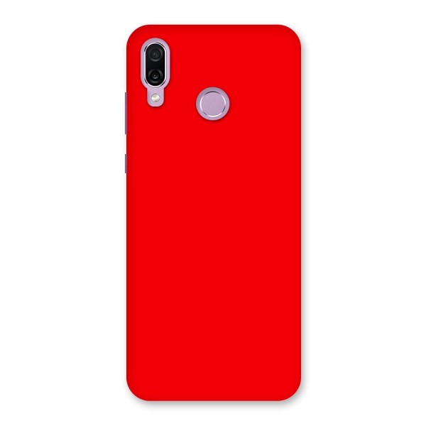 Bright Red Back Case for Honor Play
