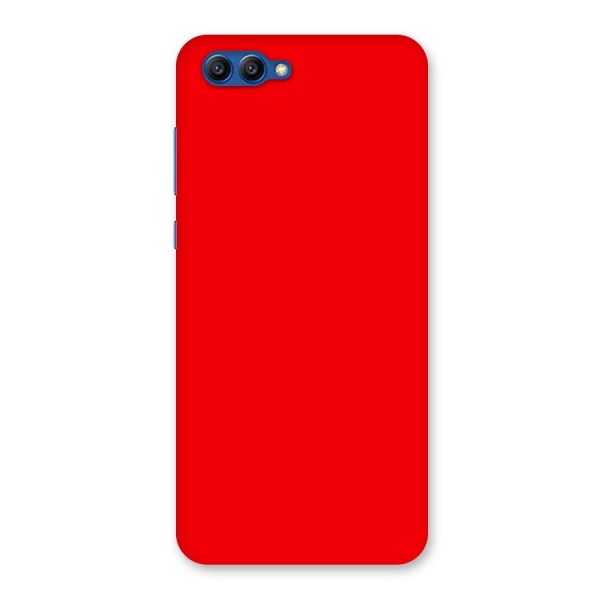 Bright Red Back Case for Honor View 10