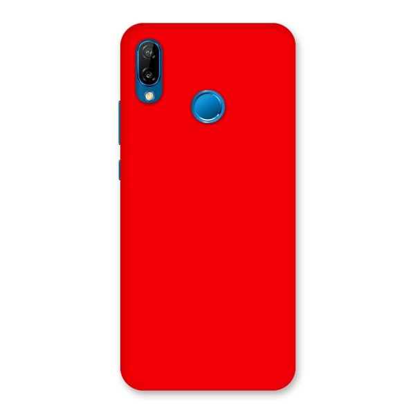 Bright Red Back Case for Huawei P20 Lite