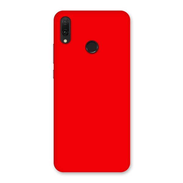 Bright Red Back Case for Huawei Y9 (2019)