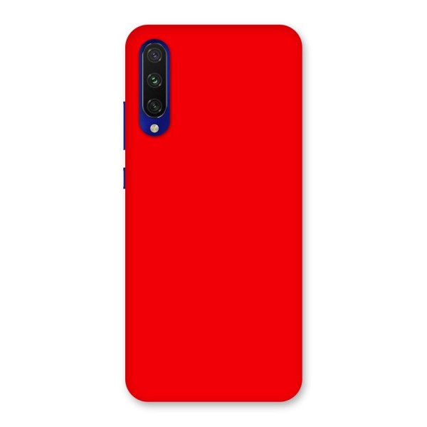 Bright Red Back Case for Mi A3
