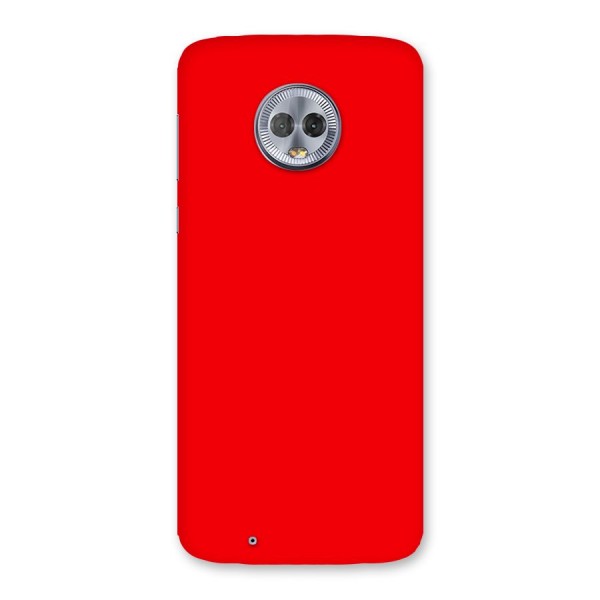 Bright Red Back Case for Moto G6