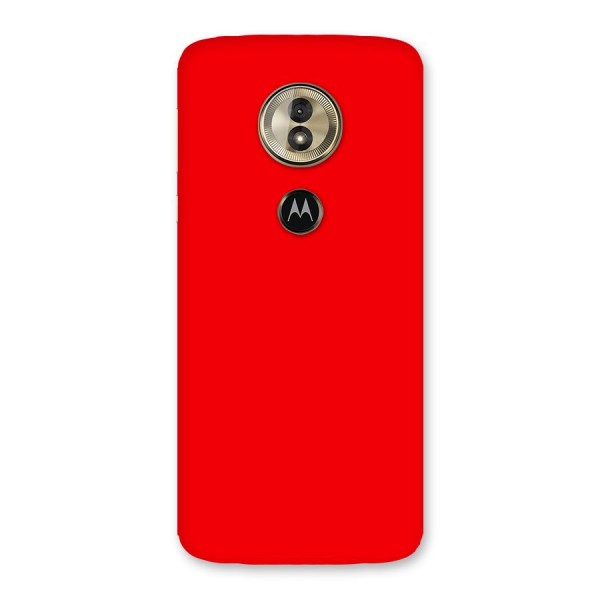 Bright Red Back Case for Moto G6 Play