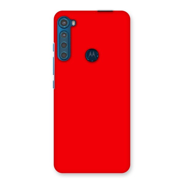 Bright Red Back Case for Motorola One Fusion Plus