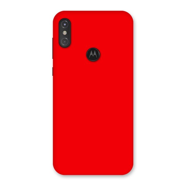 Bright Red Back Case for Motorola One Power