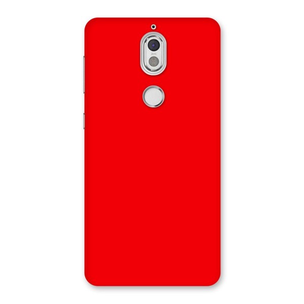 Bright Red Back Case for Nokia 7