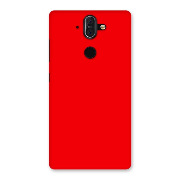 Bright Red Back Case for Nokia 8 Sirocco