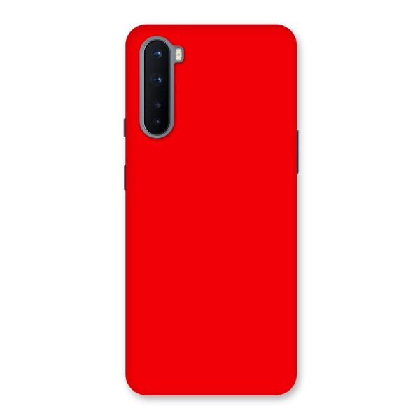 Bright Red Back Case for OnePlus Nord